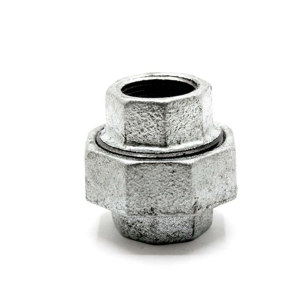 Thrifco Plumbing 1-1/2 Inch Galvanized Steel Union 5219036 - main